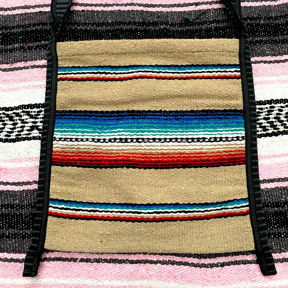 Saddle blanket tote bag